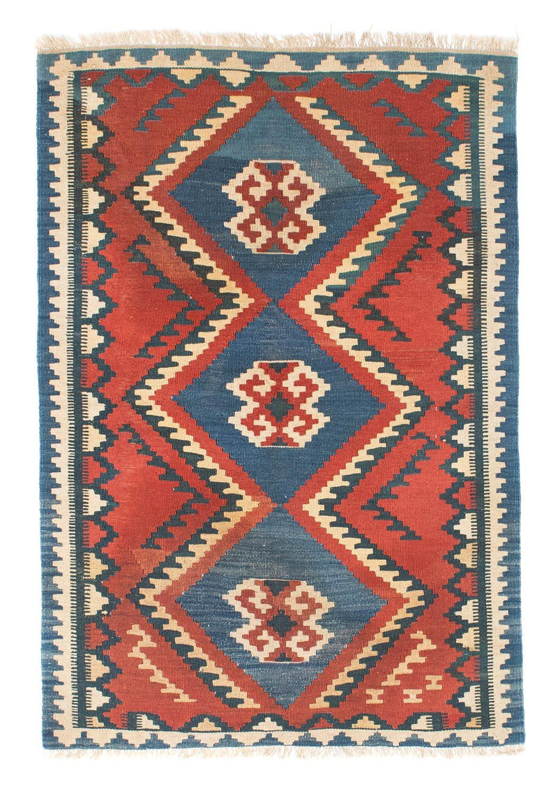 Alfombra Kelim - Oriental - 156 x 98 cm - óxido