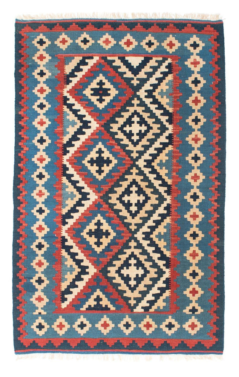 Alfombra Kelim - Oriental - 160 x 103 cm - azul