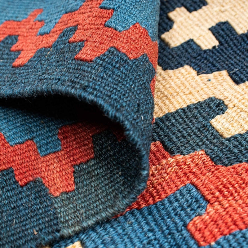 Alfombra Kelim - Oriental - 160 x 103 cm - azul