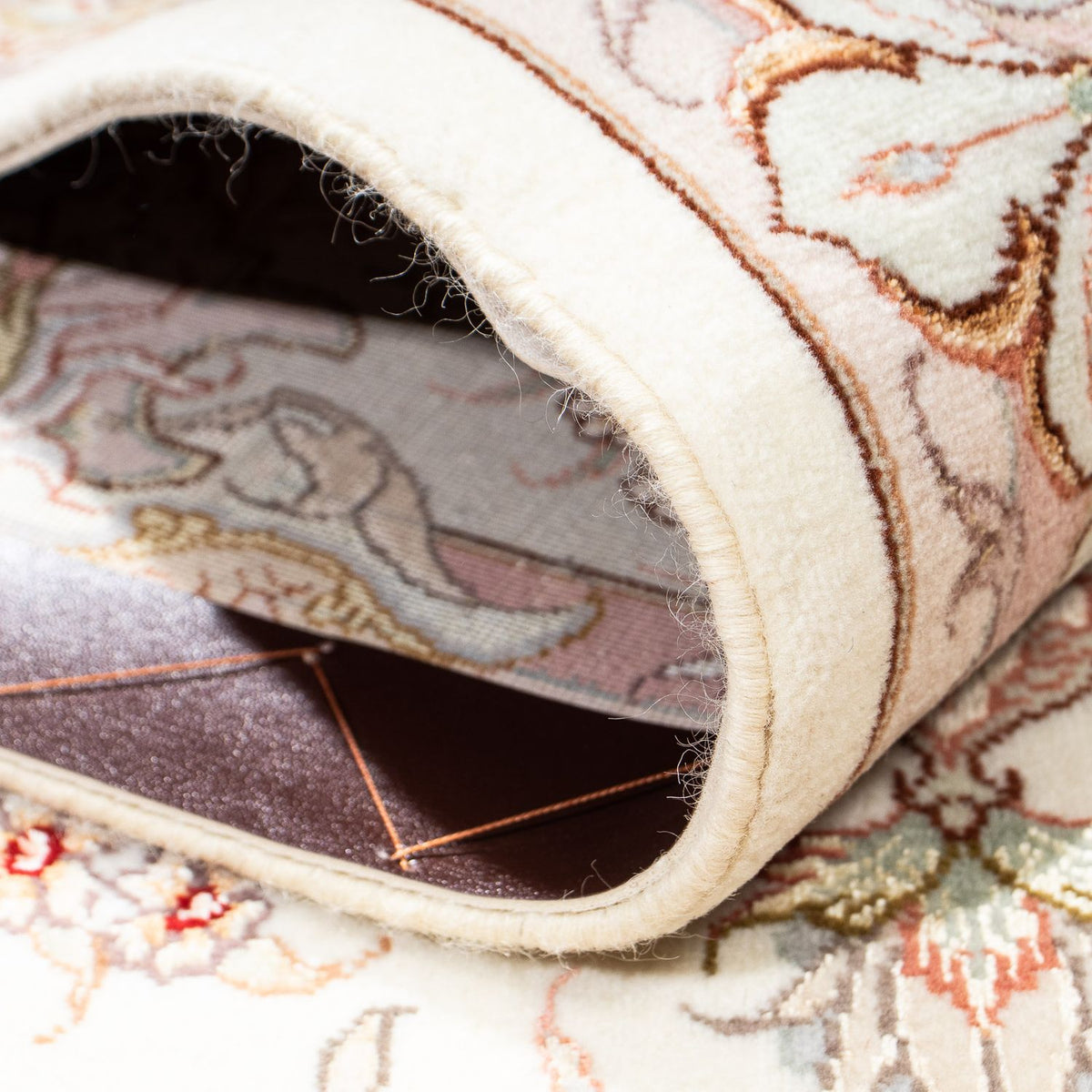 Alfombra Persa - Tabriz - Real - 212 x 150 cm - beige