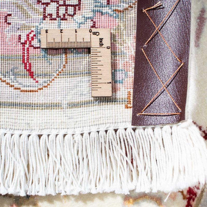 Alfombra de pasillo Alfombra Persa - Tabriz - Real - 202 x 100 cm - beige