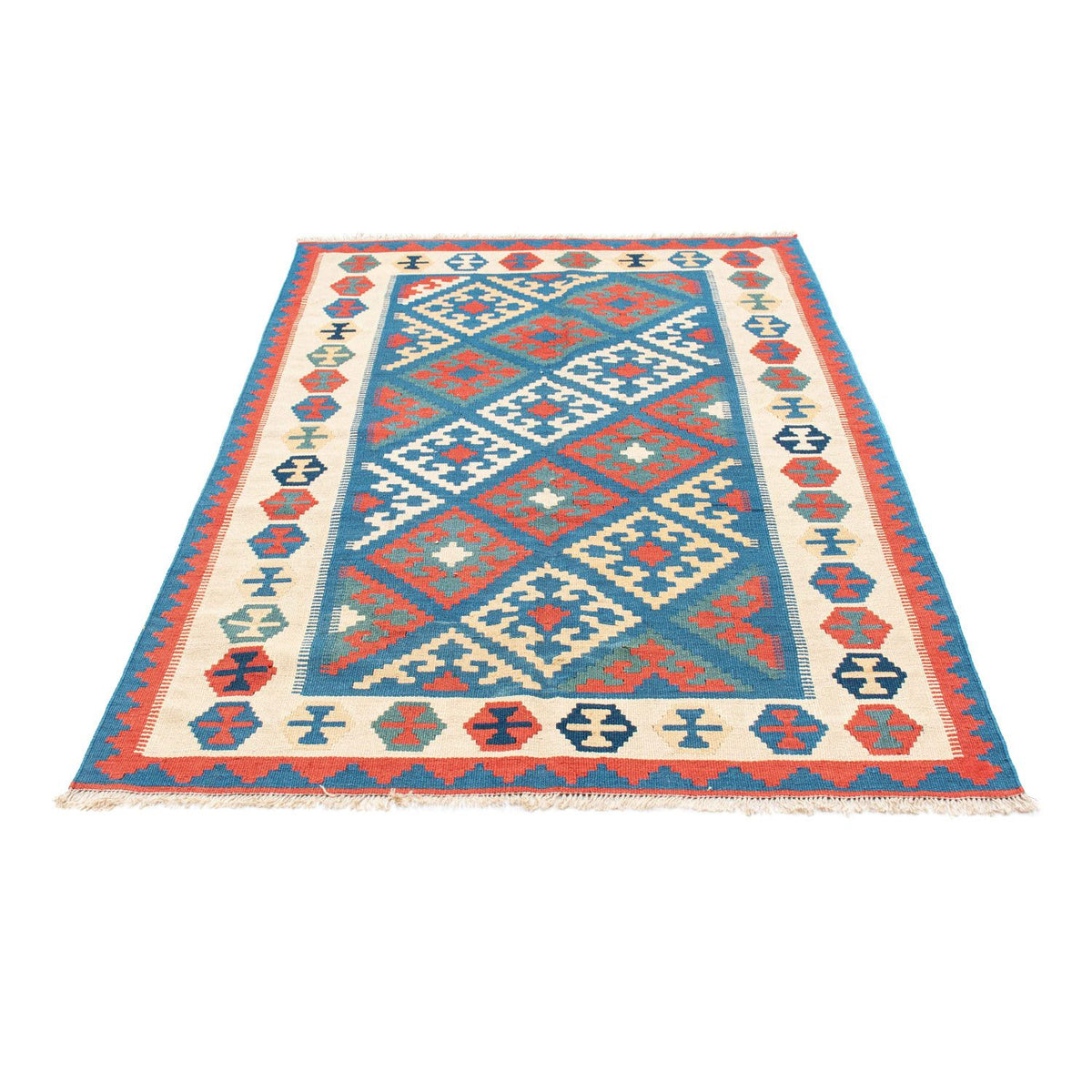 Alfombra Kelim - Oriental - 177 x 122 cm - azul