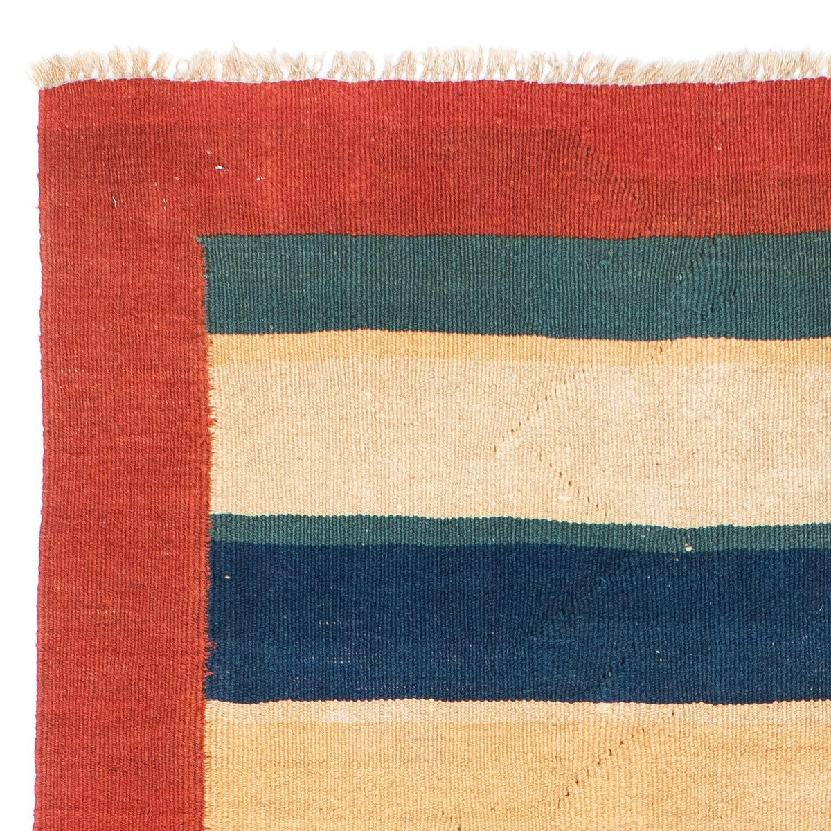 Alfombra Kelim - Oriental - 198 x 152 cm - rojo