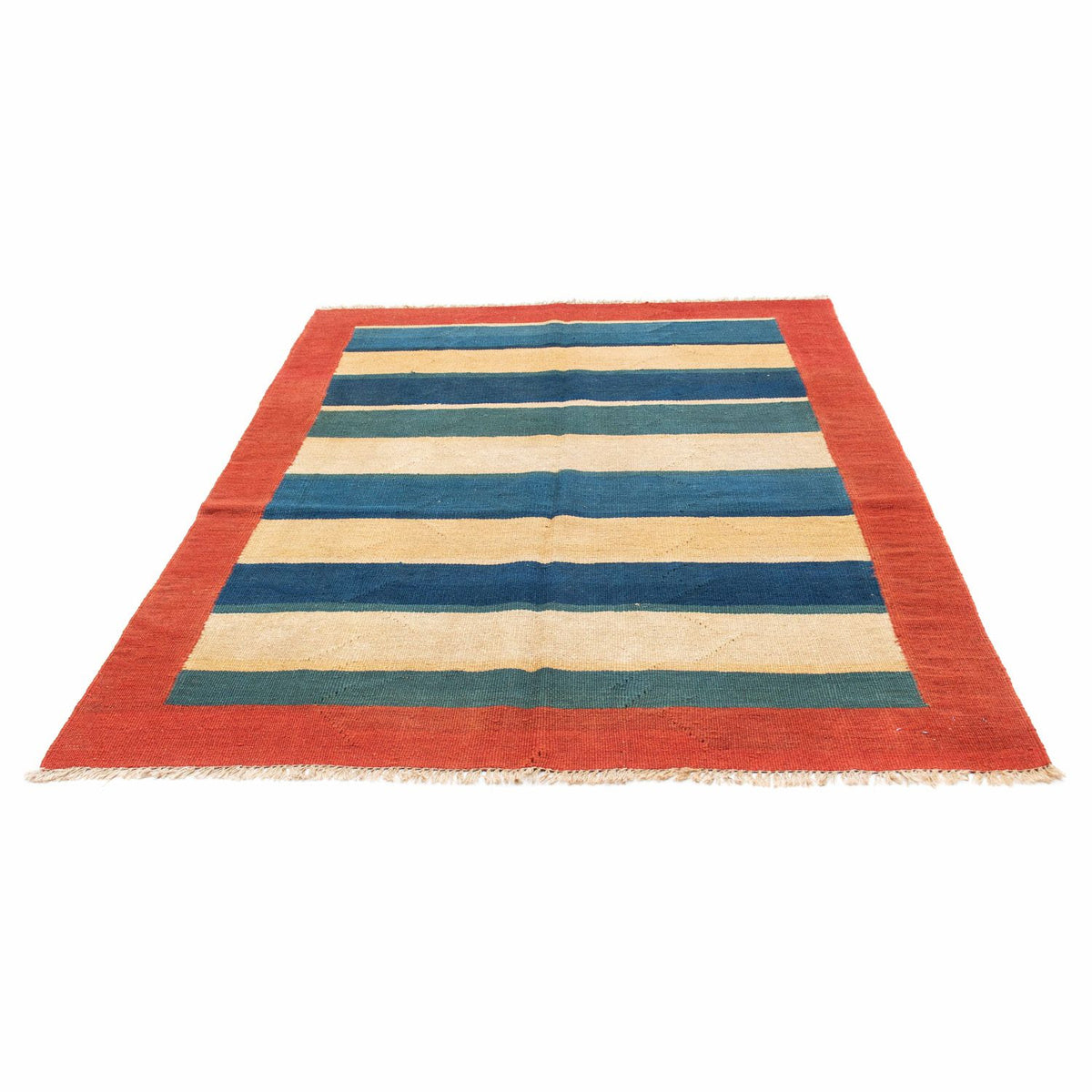 Alfombra Kelim - Oriental - 198 x 152 cm - rojo