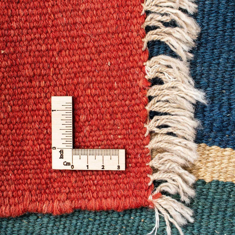 Alfombra Kelim - Oriental - 198 x 152 cm - rojo