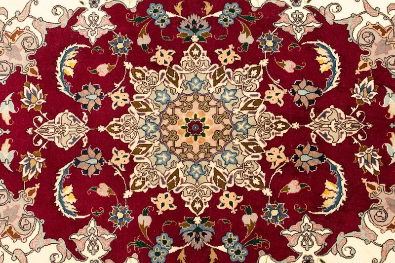 Alfombra Persa - Tabriz - Real - 147 x 100 cm - rojo