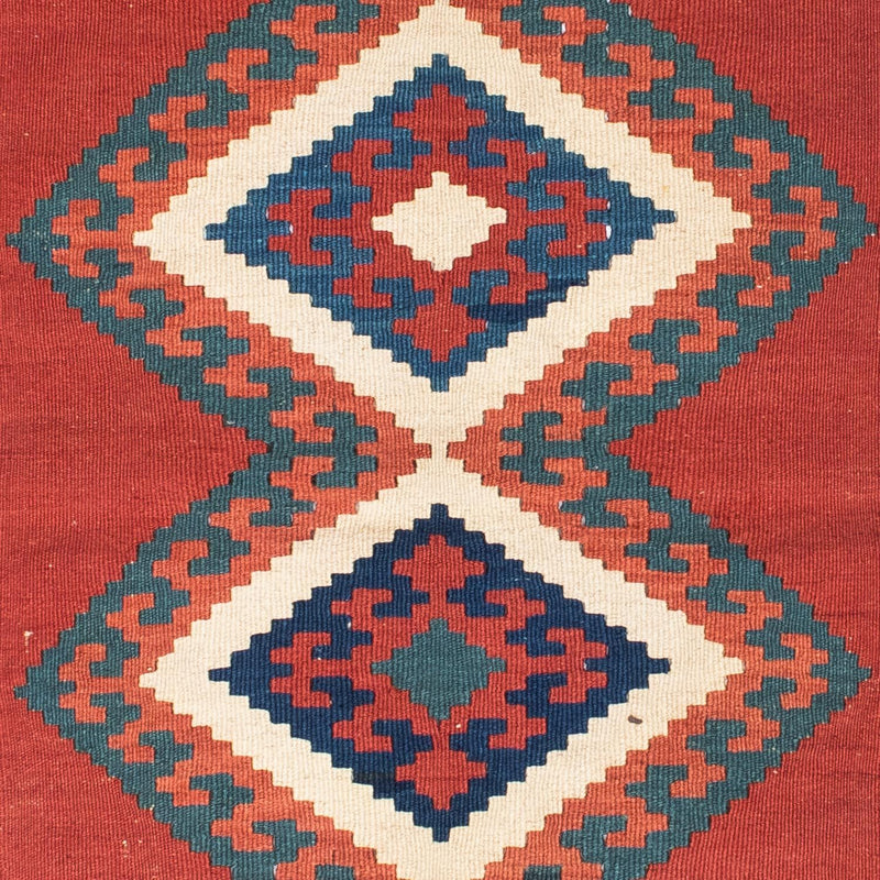 Alfombra Kelim - Oriental - 152 x 103 cm - rojo
