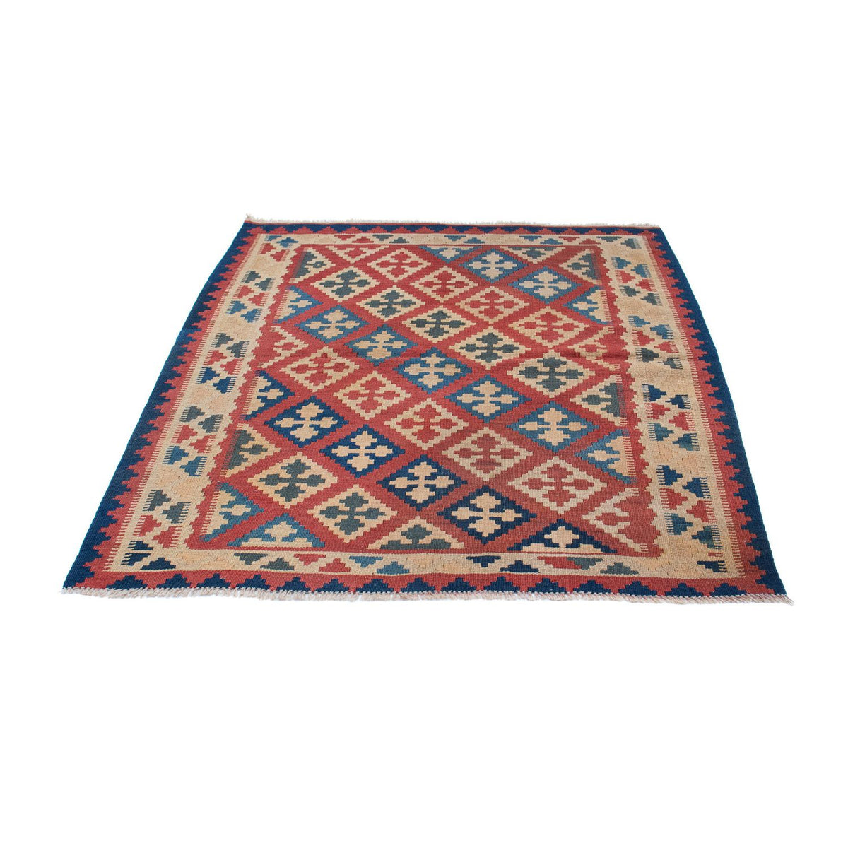 Alfombra Kelim - Oriental - 143 x 117 cm - multicolor