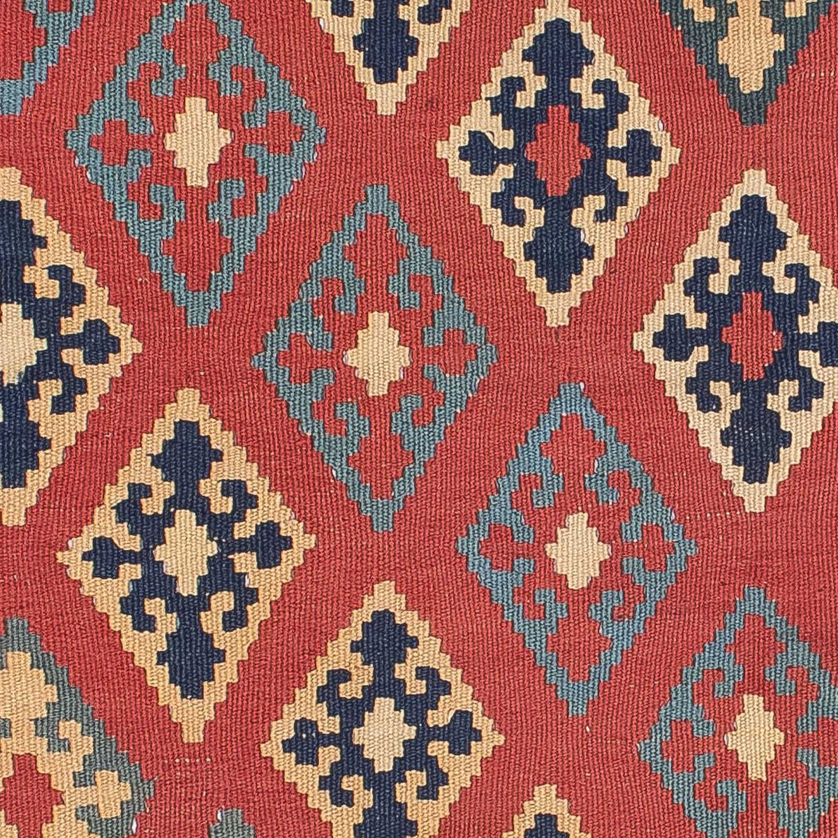 Alfombra Kelim - Oriental - 161 x 96 cm - rojo oscuro