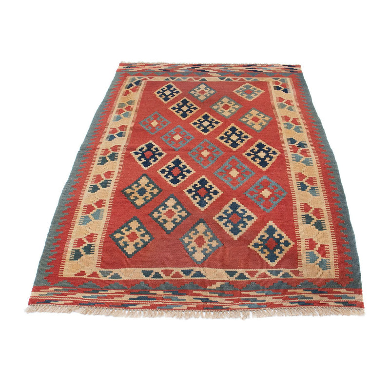 Alfombra Kelim - Oriental - 161 x 96 cm - rojo oscuro
