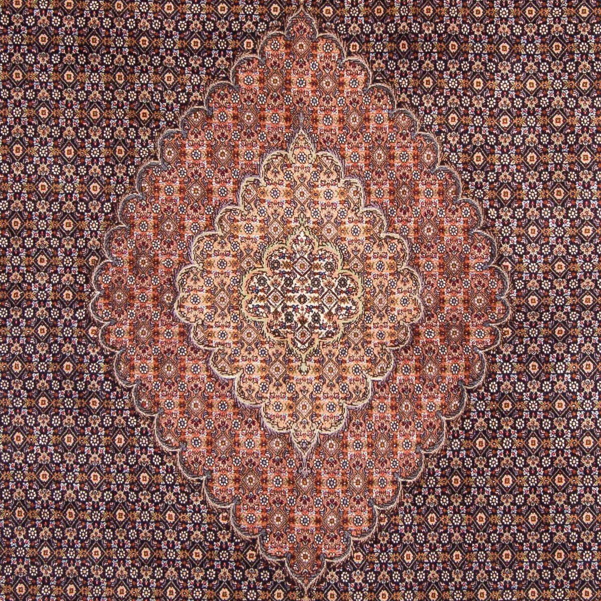 Alfombra persa - Tabriz - 310 x 202 cm - azul oscuro
