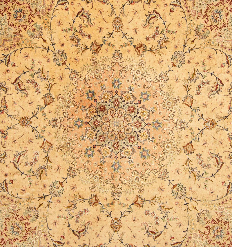 Alfombra Persa - Tabriz - Real - 261 x 243 cm - beige