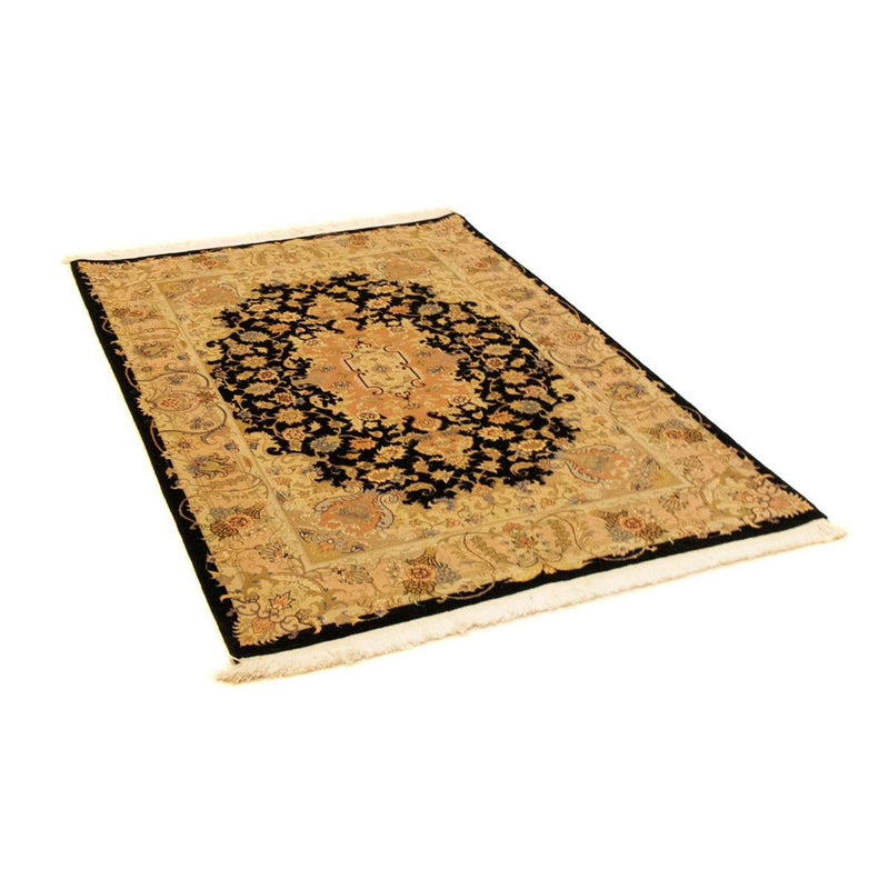 Alfombra Persa - Tabriz - Real - 151 x 103 cm - negro