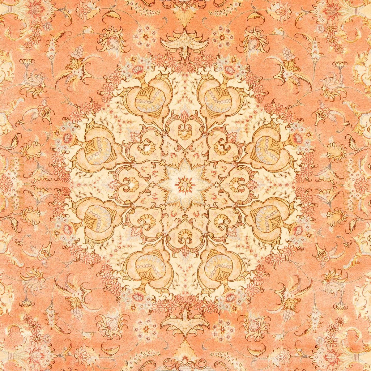 Alfombra Persa - Tabriz - Real - 310 x 202 cm - beige