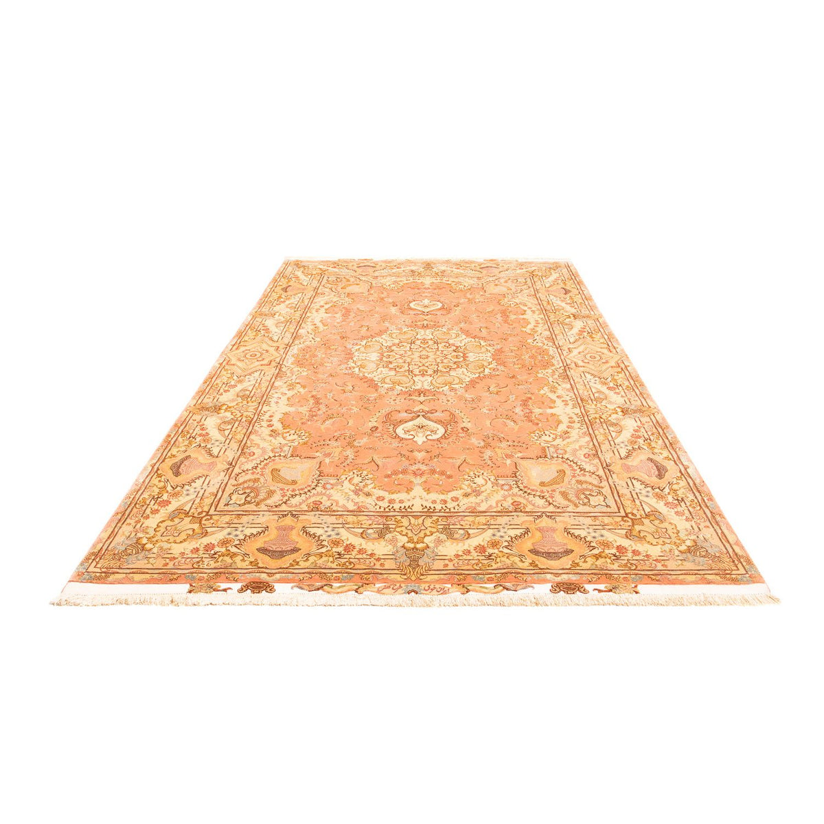 Alfombra Persa - Tabriz - Real - 310 x 202 cm - beige