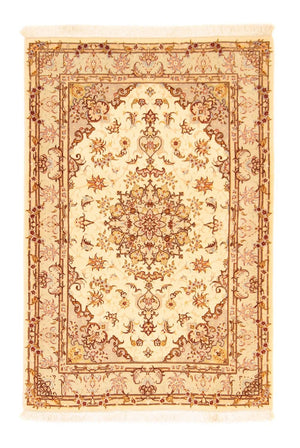 Alfombra Persa - Tabriz - Real - 152 x 101 cm - beige