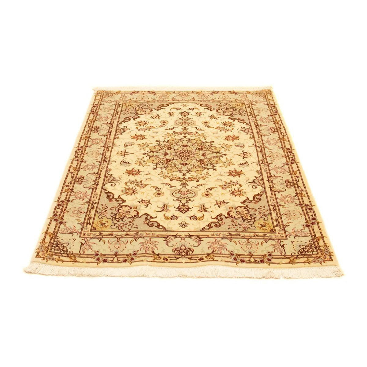 Alfombra Persa - Tabriz - Real - 152 x 101 cm - beige