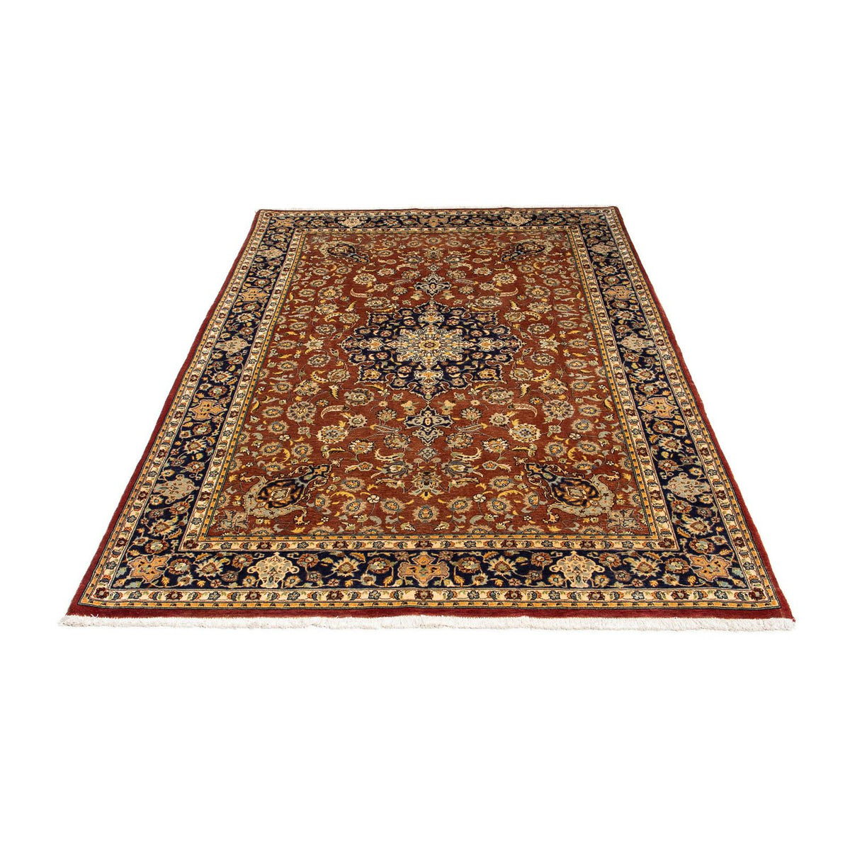 Alfombra persa - Ghom - 205 x 133 cm - óxido