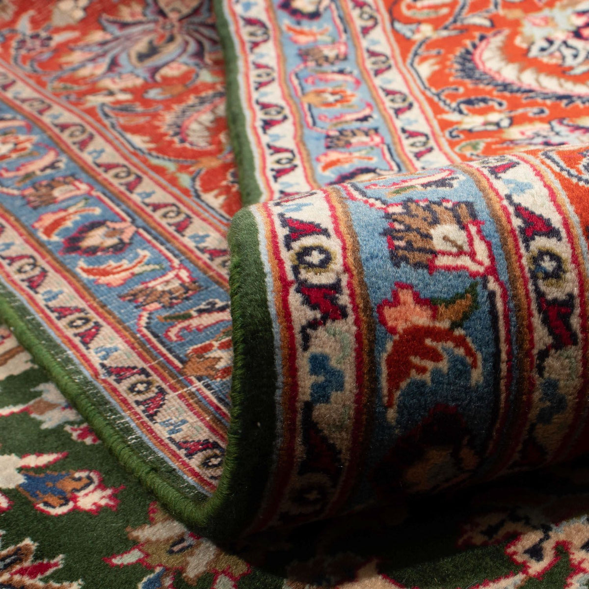 Alfombra persa - Clásica - 338 x 250 cm - verde oscuro