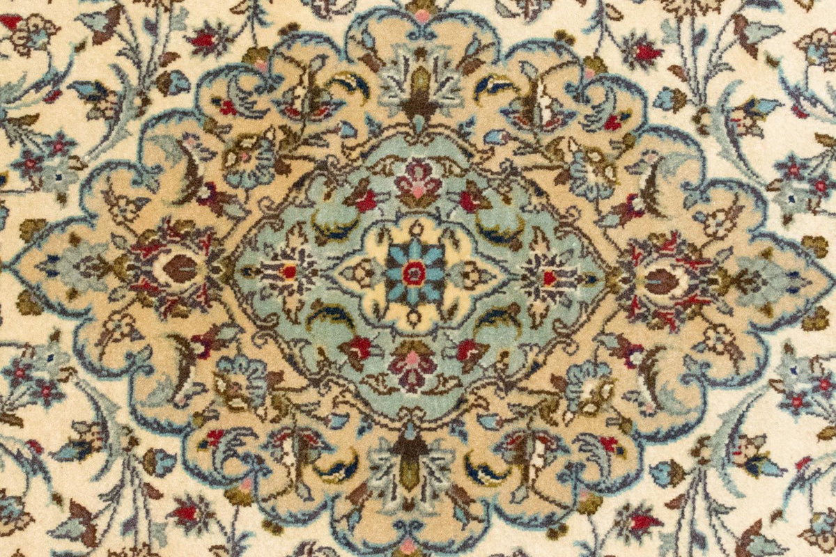 Alfombra persa - Keshan - 216 x 142 cm - beige