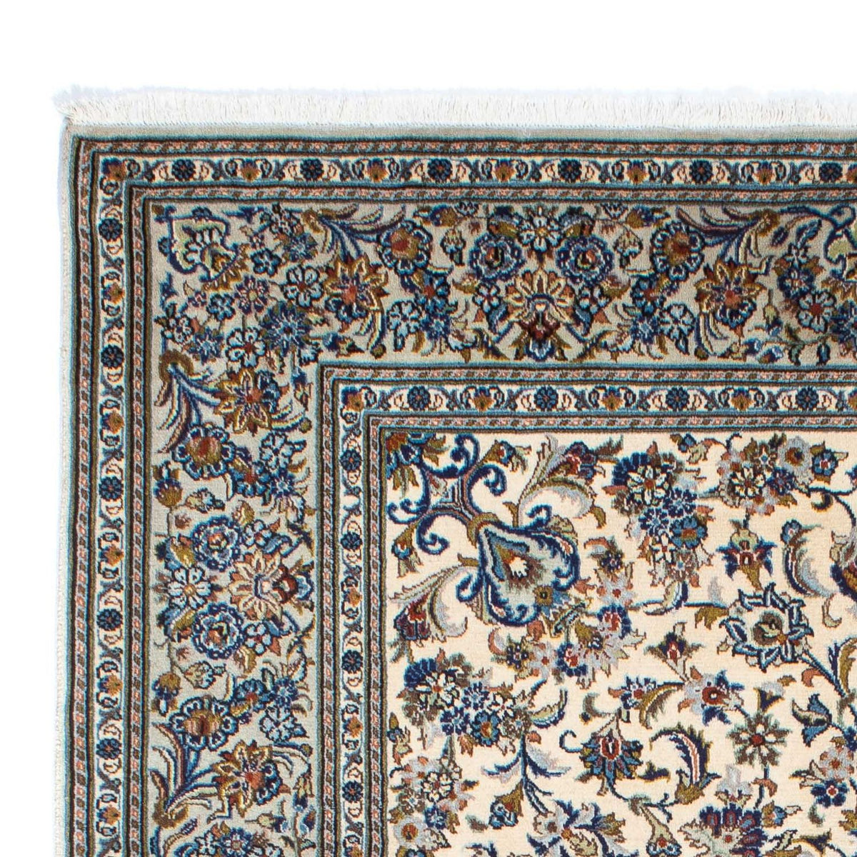 Alfombra persa - Keshan - 240 x 158 cm - beige
