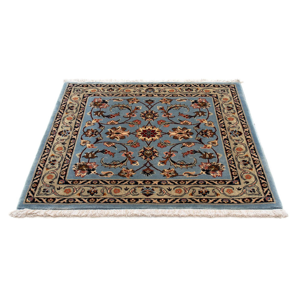 Alfombra persa - Clásica cuadrado - 100 x 98 cm - azul