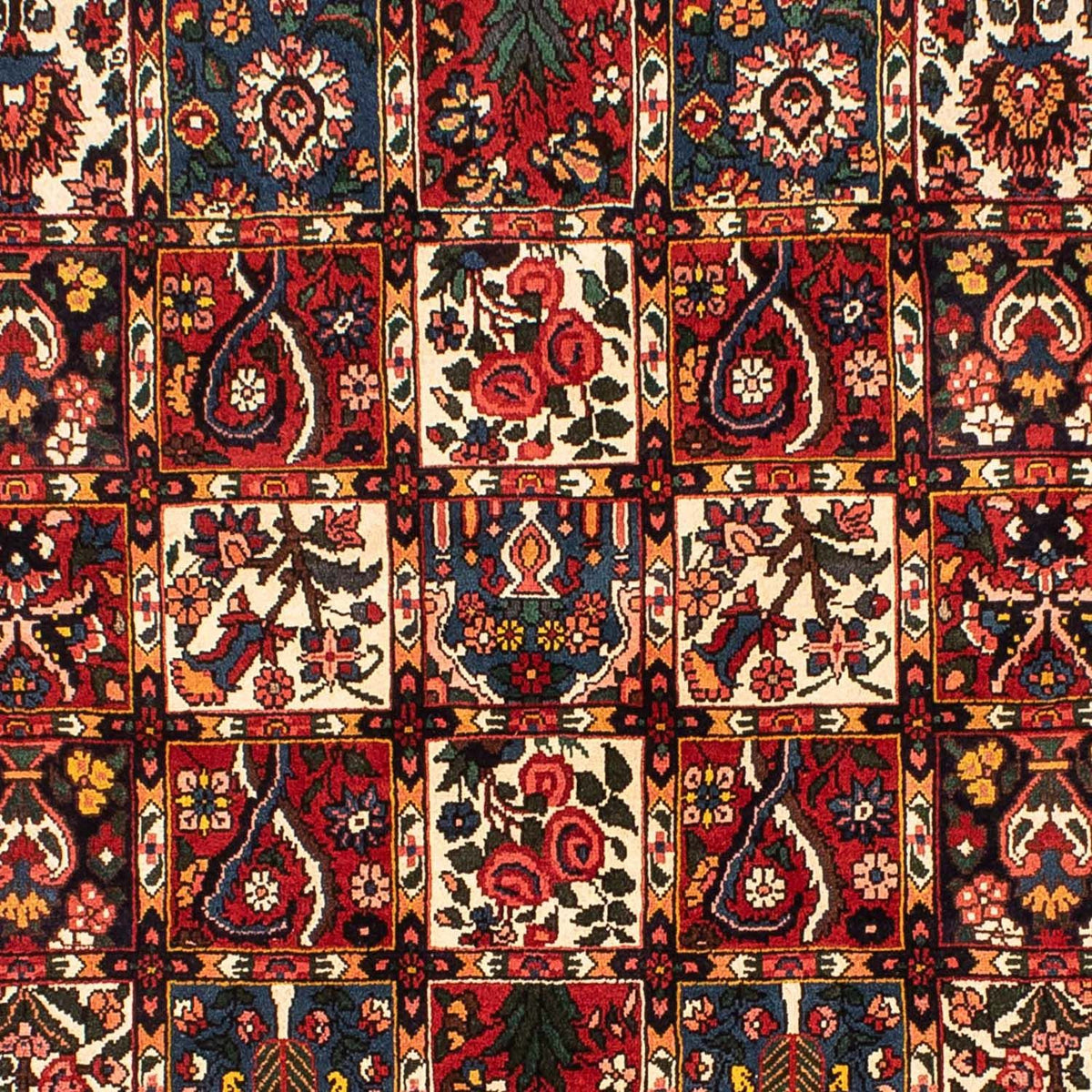 Alfombra persa - Nómada - 246 x 161 cm - multicolor