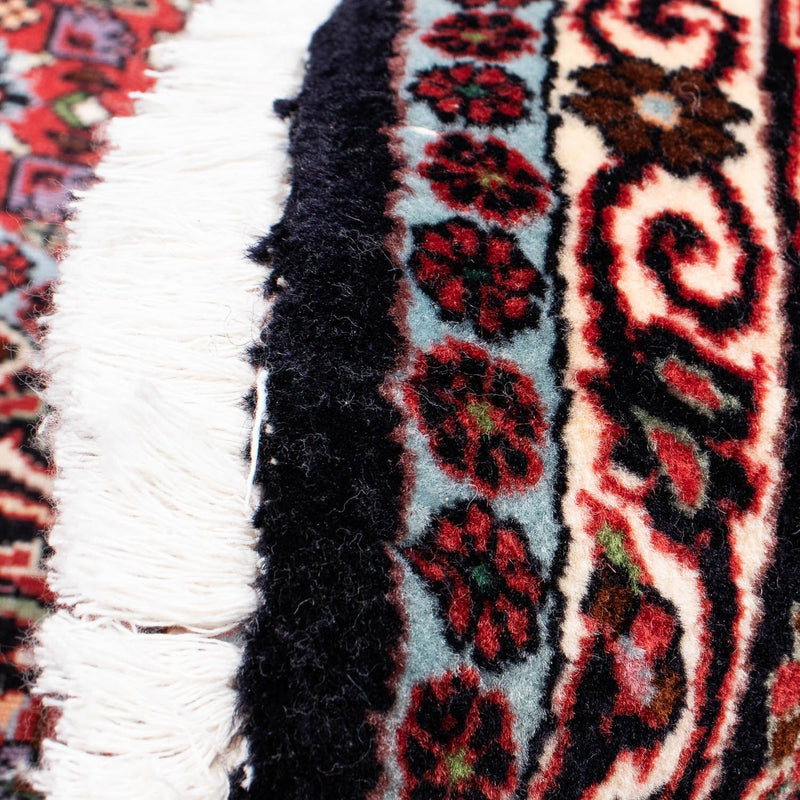 Alfombra persa - Bidjar redondo  - 200 x 200 cm - rojo oscuro