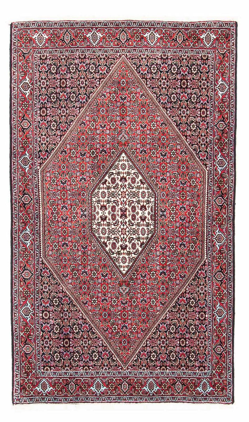 Alfombra persa - Bidjar - 169 x 106 cm - rojo claro
