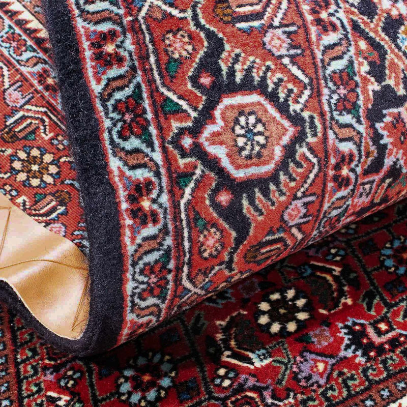 Alfombra persa - Bidjar - 169 x 106 cm - rojo claro