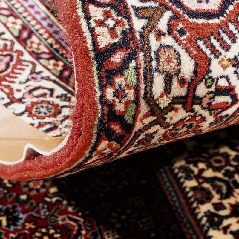 Alfombra de pasillo Alfombra persa - Bidjar - 178 x 107 cm - rojo claro