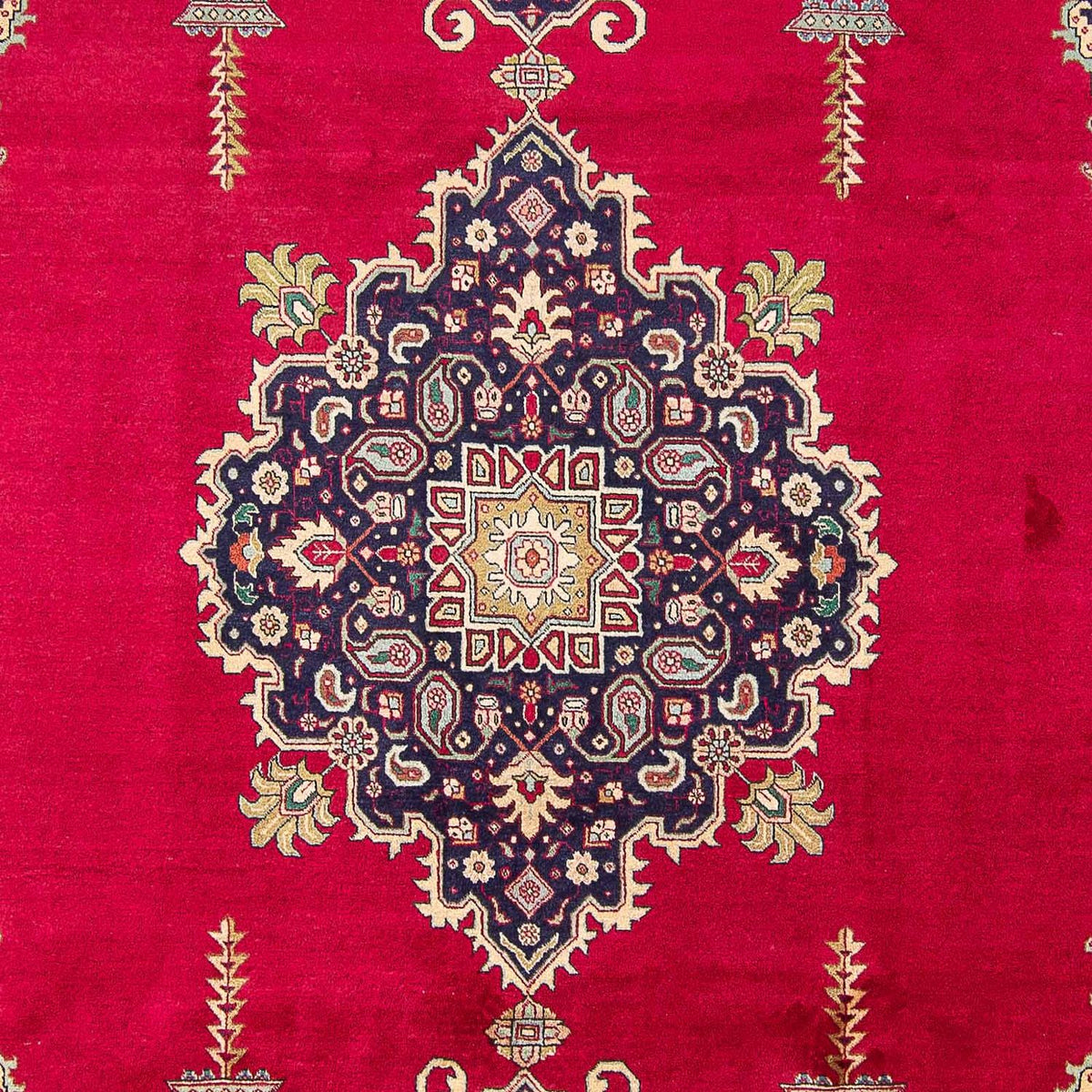 Alfombra Persa - Tabriz - Real - 368 x 268 cm - rojo
