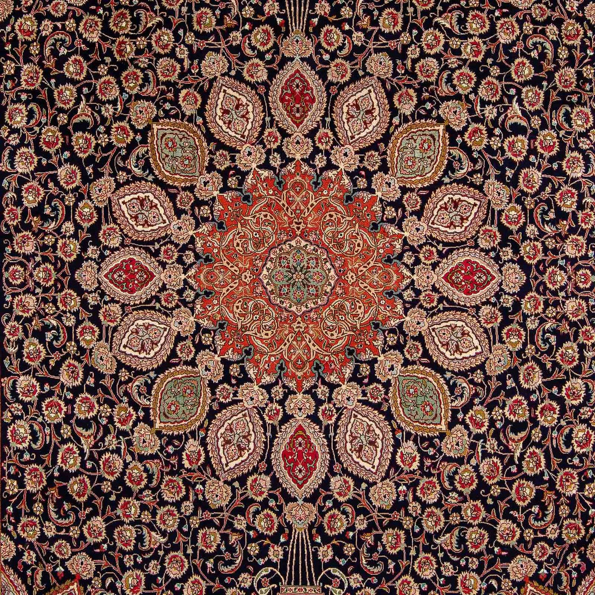 Alfombra persa - Tabriz - 390 x 296 cm - marrón claro