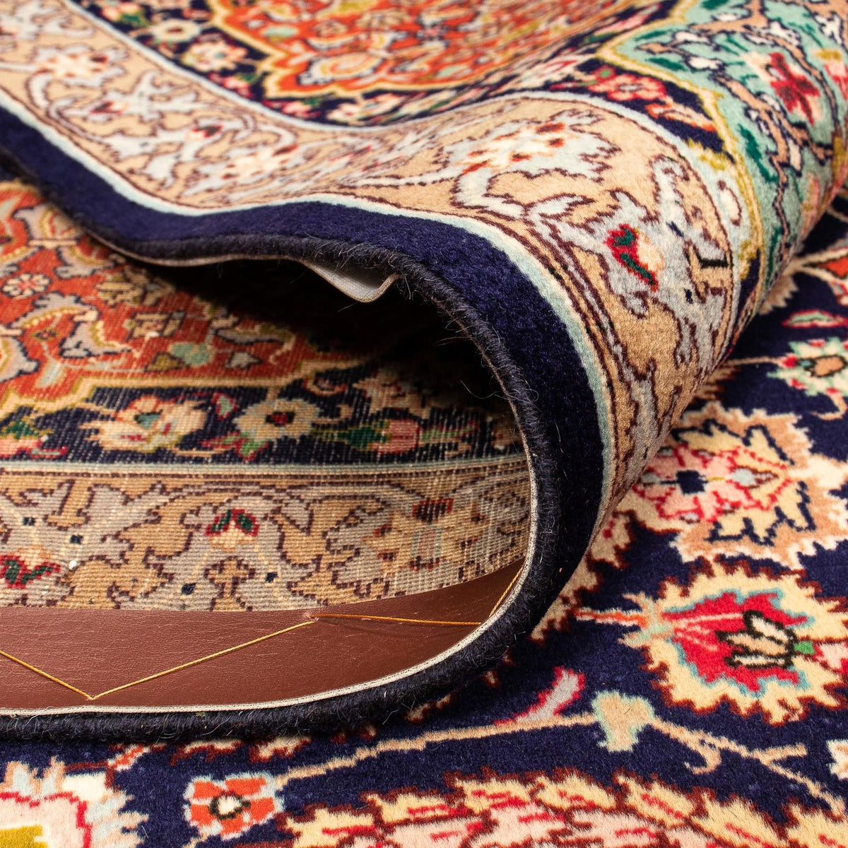 Alfombra persa - Tabriz - 390 x 296 cm - marrón claro