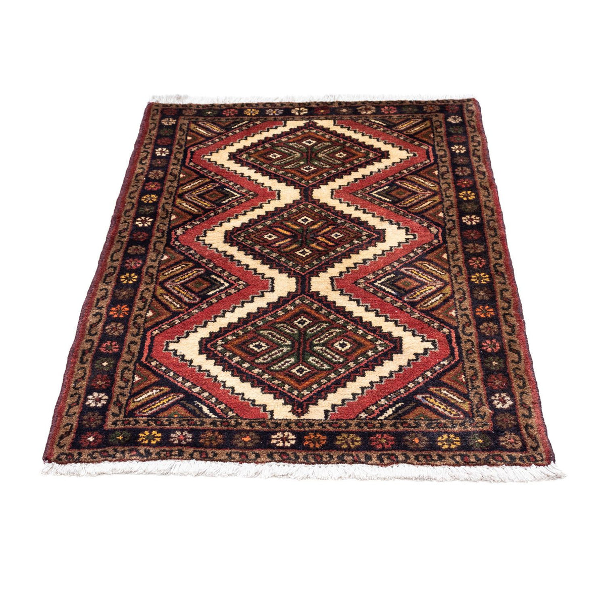Alfombra persa - Nómada - 112 x 76 cm - rojo