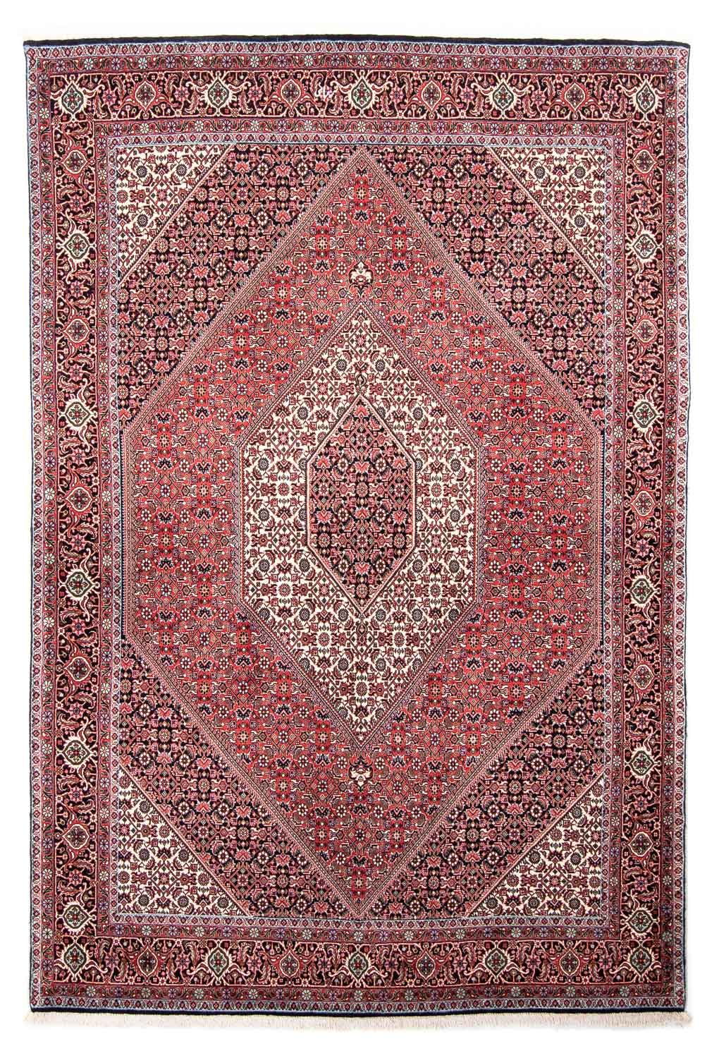 Alfombra persa - Bidjar - 250 x 168 cm - rojo claro