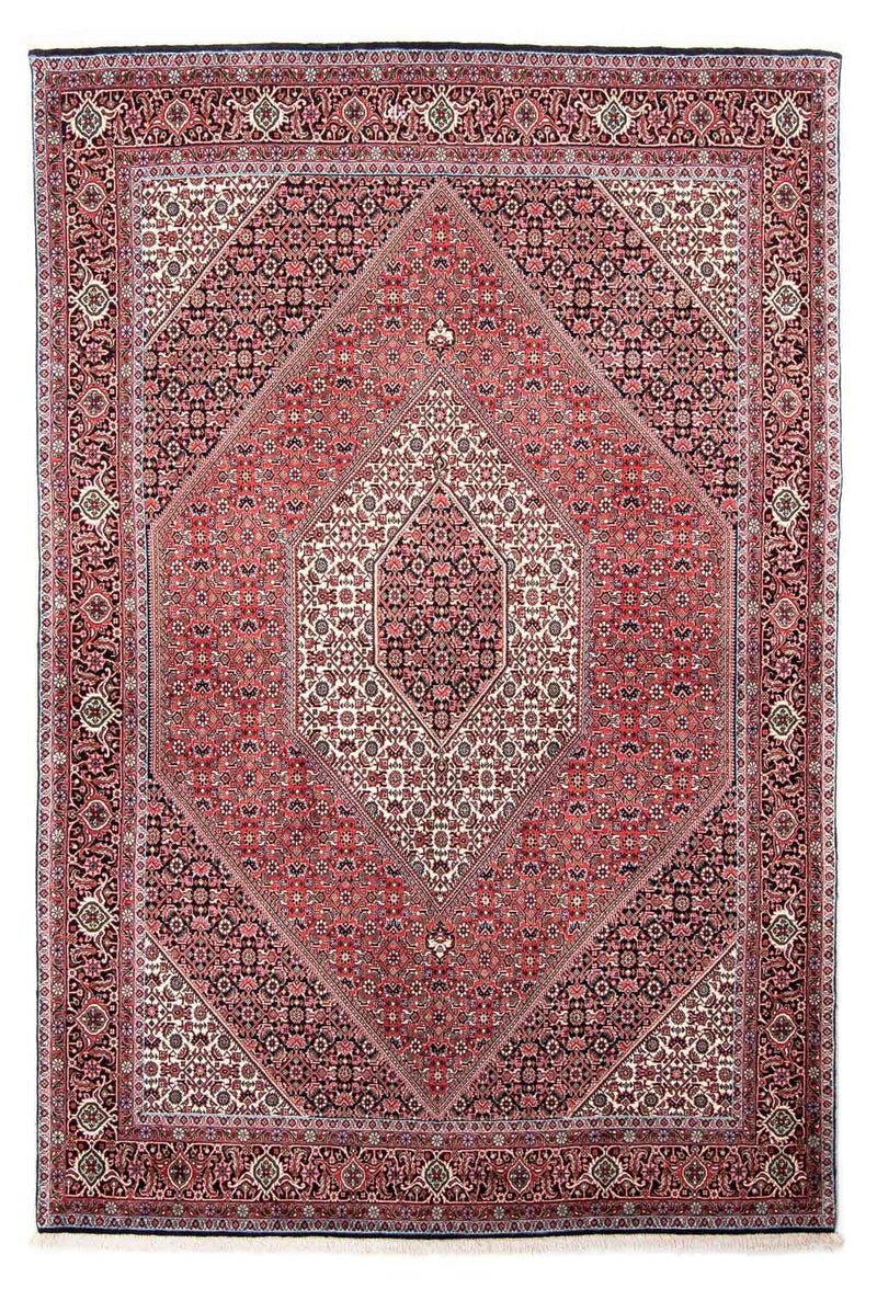 Alfombra persa - Bidjar - 250 x 168 cm - rojo claro