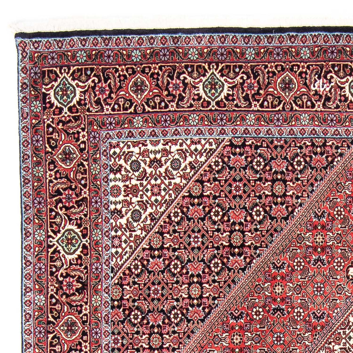 Alfombra persa - Bidjar - 250 x 168 cm - rojo claro