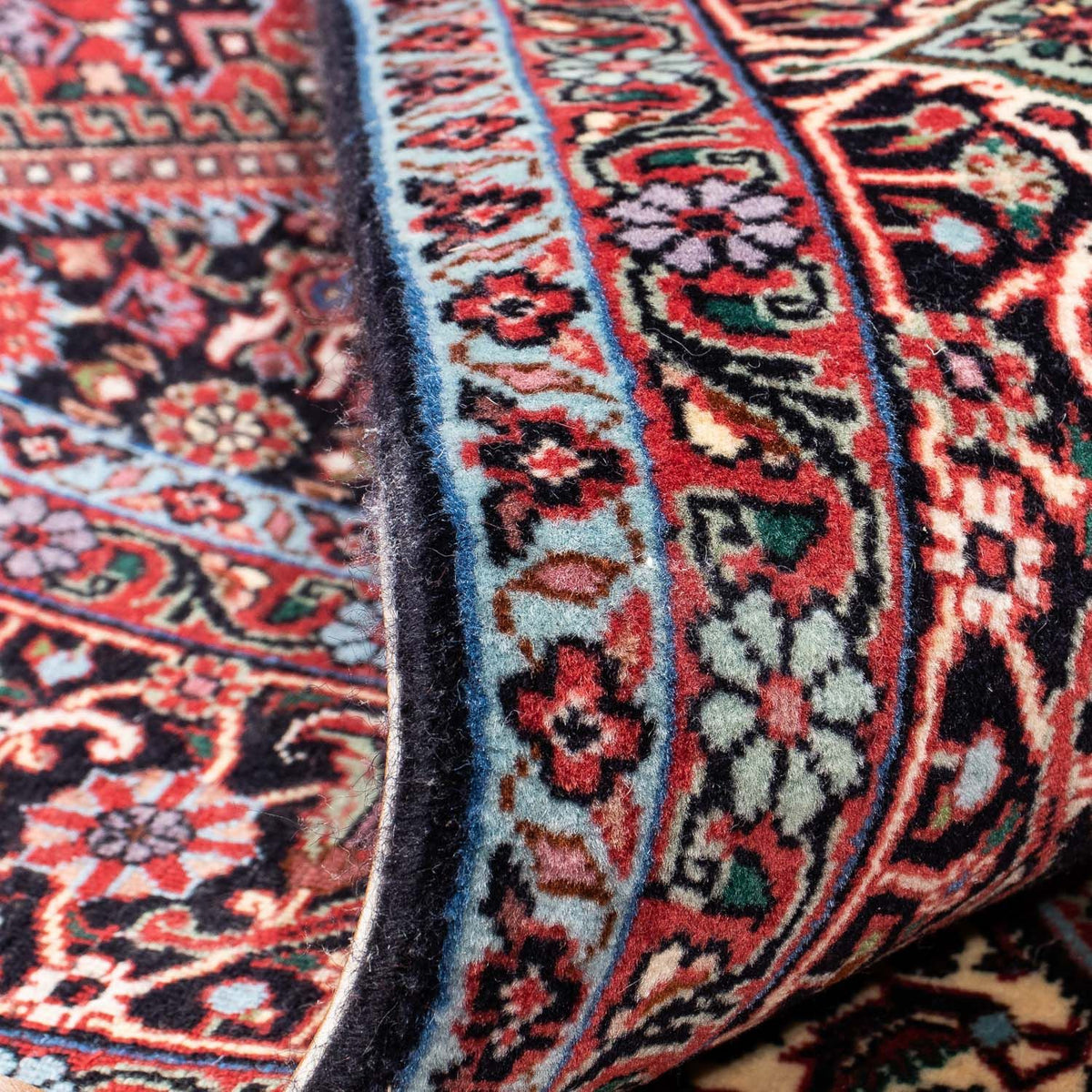 Alfombra persa - Bidjar - 250 x 168 cm - rojo claro