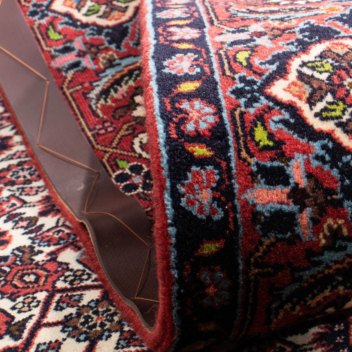 Alfombra persa - Bidjar - 202 x 145 cm - beige