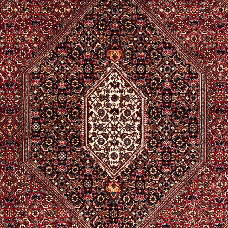 Alfombra persa - Bidjar - 232 x 168 cm - rojo oscuro