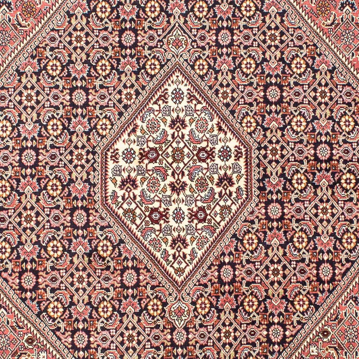 Alfombra persa - Bidjar - 246 x 168 cm - rojo claro