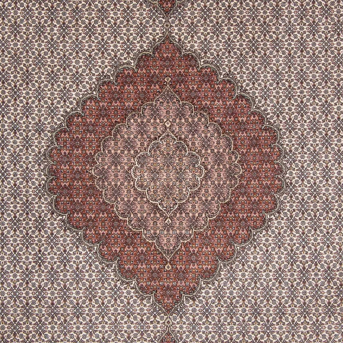 Alfombra persa - Tabriz - 307 x 202 cm - marrón
