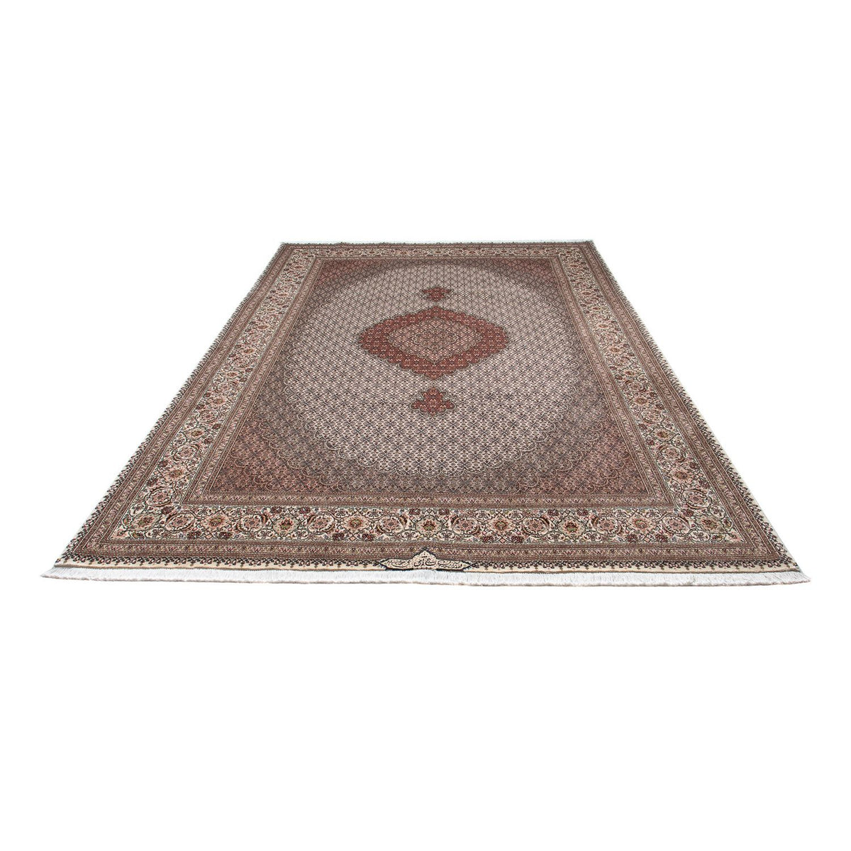 Alfombra persa - Tabriz - 307 x 202 cm - marrón