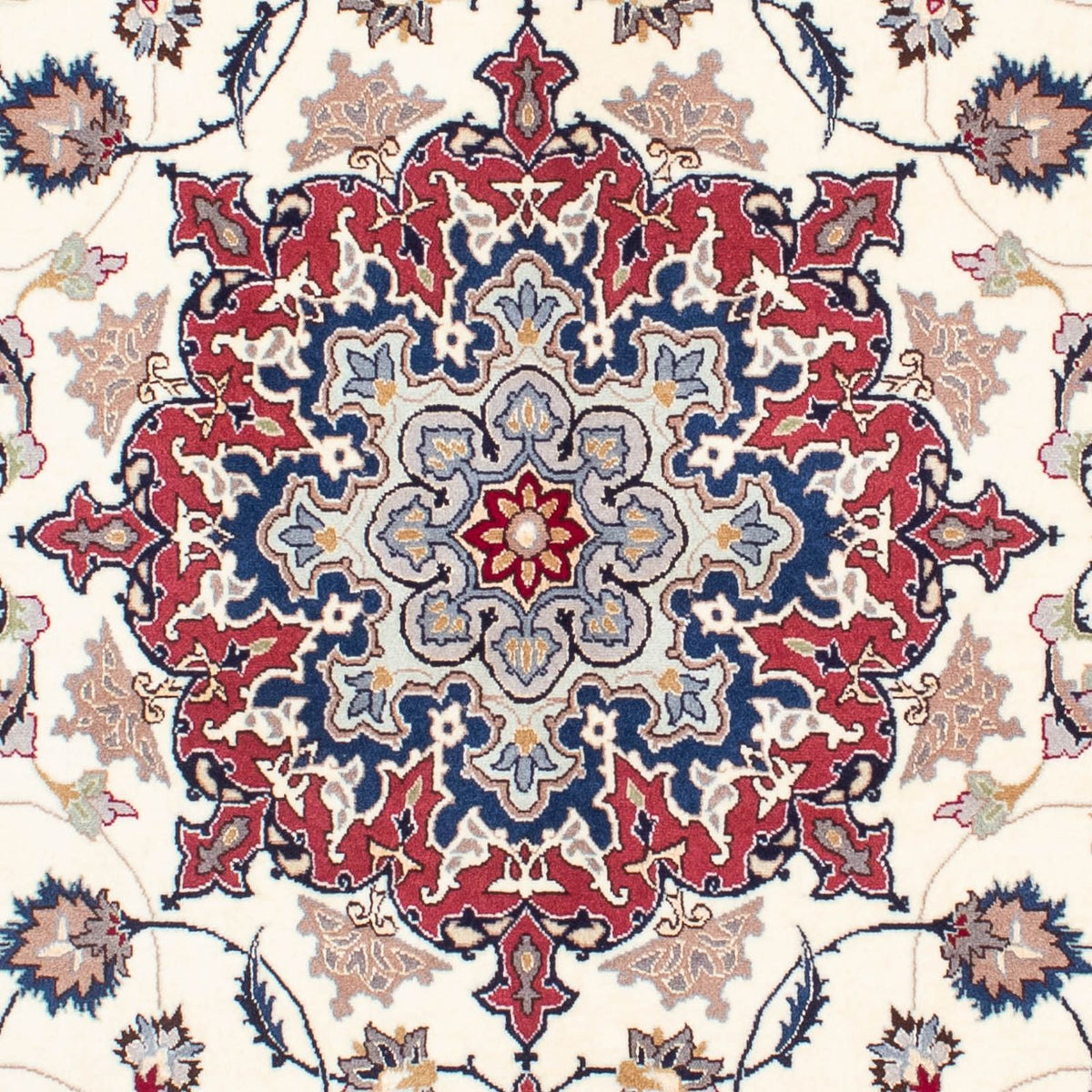 Alfombra Persa - Tabriz - Real - 206 x 154 cm - beige