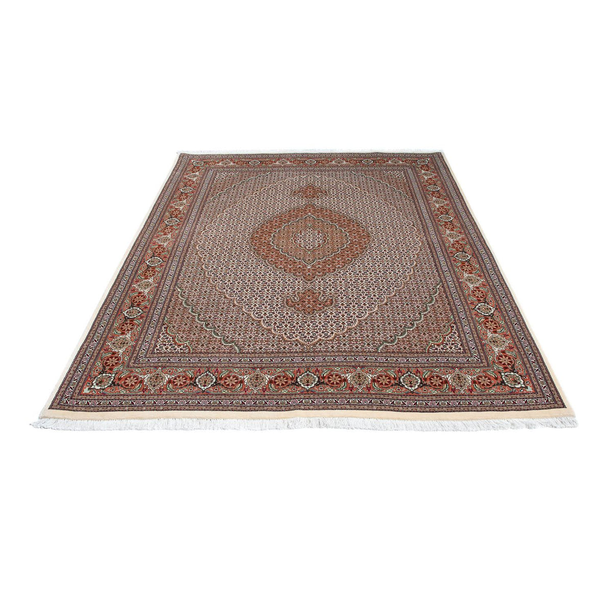 Alfombra persa - Tabriz - 203 x 153 cm - beige