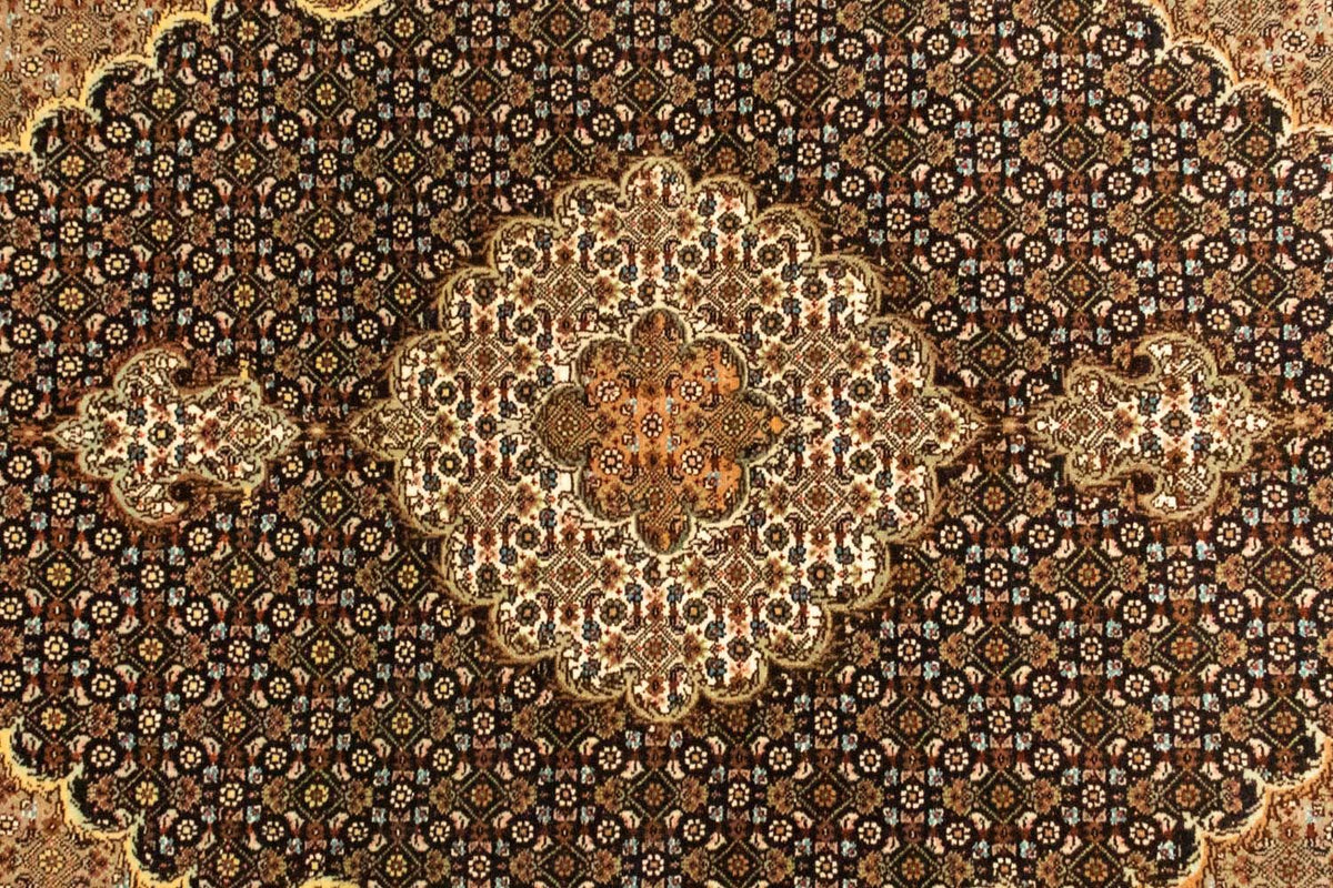 Alfombra Persa - Tabriz - Real - 150 x 105 cm - azul oscuro