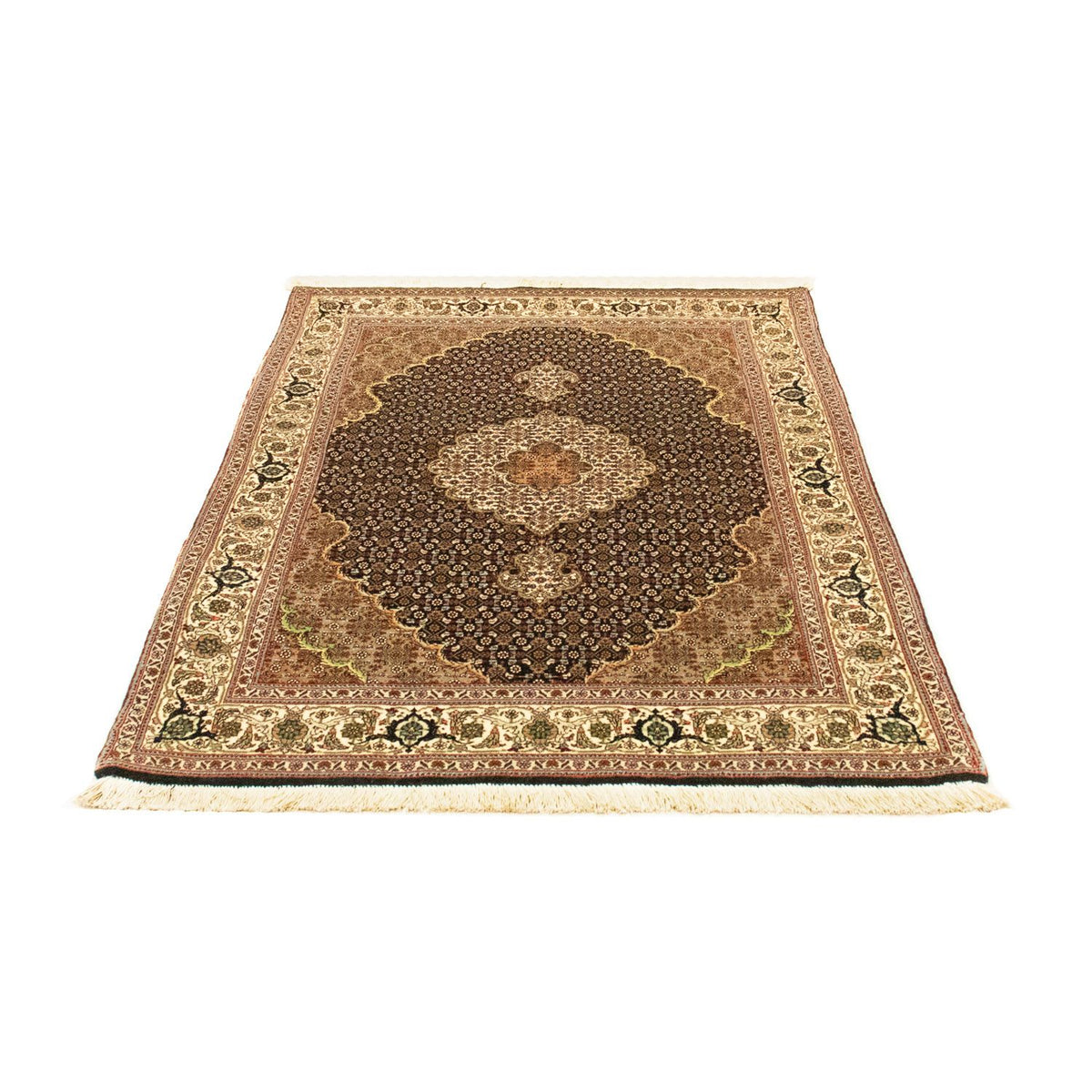 Alfombra Persa - Tabriz - Real - 150 x 105 cm - azul oscuro