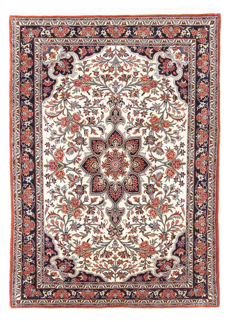 Alfombra persa - Bidjar - 157 x 112 cm - beige