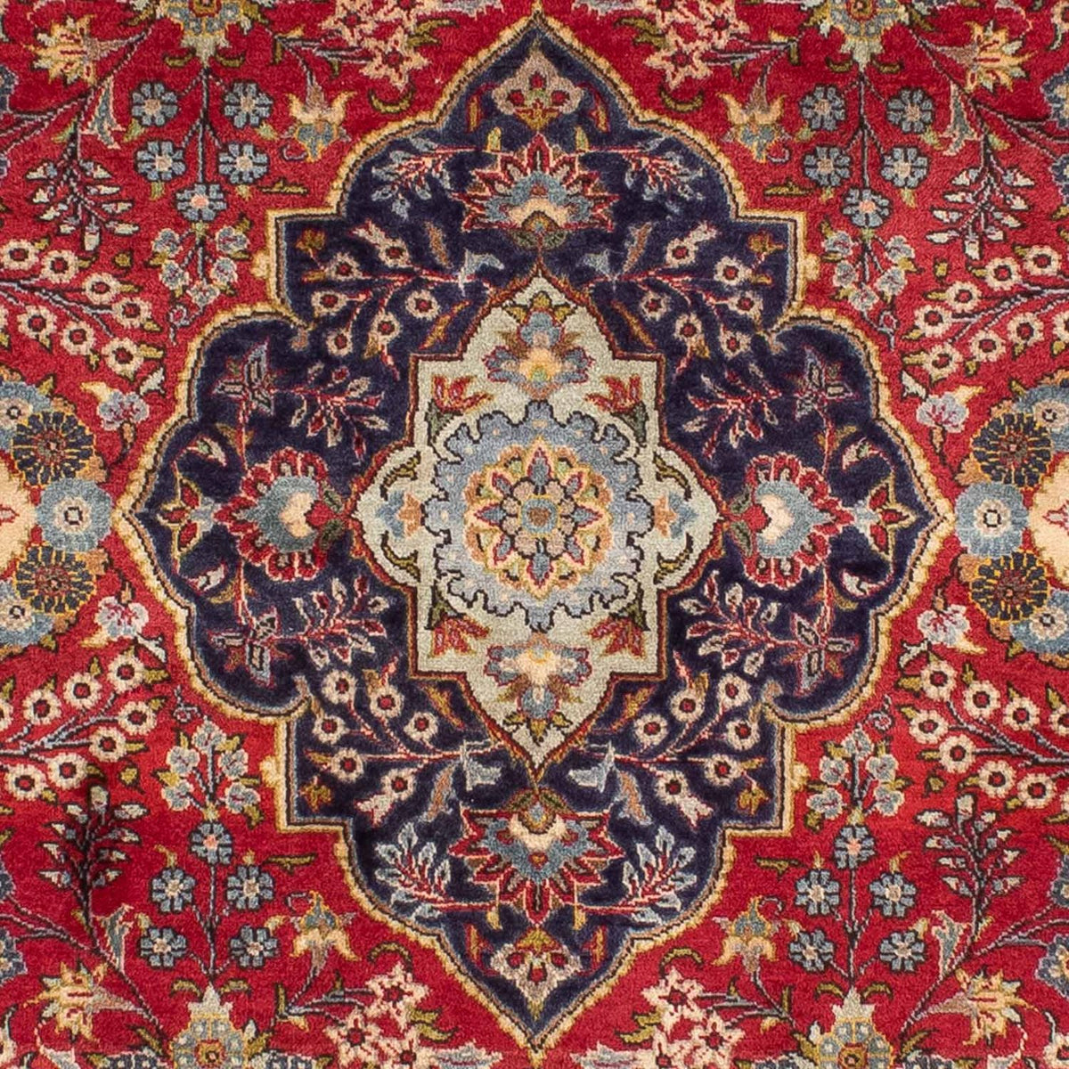 Alfombra persa - Keshan - 237 x 160 cm - rojo